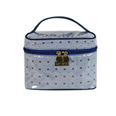 廠(chǎng)家定制滌棉小花防水化妝品工具袋包裝袋 化妝桶可加logo